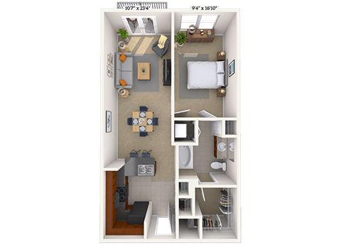 4600 West Village Place Studio-3 Beds Apartment for Rent - Photo Gallery 23