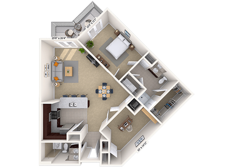 4600 West Village Place Studio-3 Beds Apartment for Rent - Photo Gallery 47