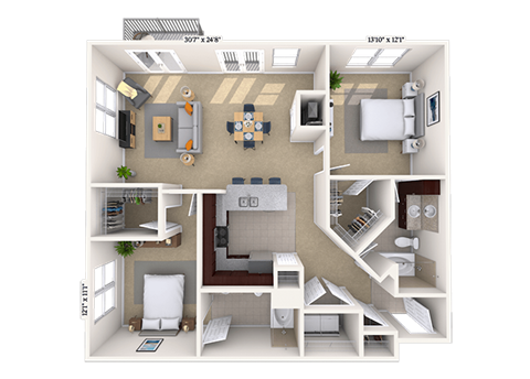 4600 West Village Place Studio-3 Beds Apartment for Rent - Photo Gallery 61