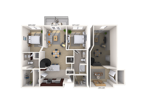 4600 West Village Place Studio-3 Beds Apartment for Rent - Photo Gallery 64