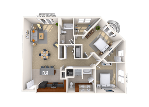 4600 West Village Place Studio-3 Beds Apartment for Rent - Photo Gallery 36