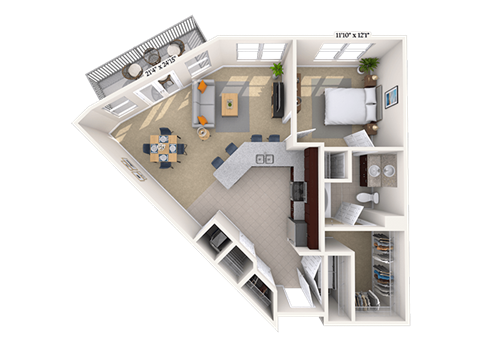 4600 West Village Place Studio-3 Beds Apartment for Rent - Photo Gallery 51