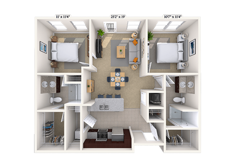 4600 West Village Place Studio-3 Beds Apartment for Rent - Photo Gallery 65