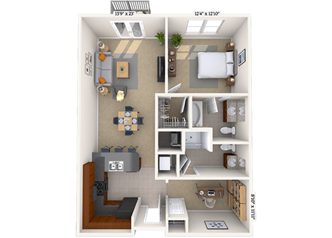 4600 West Village Place Studio-3 Beds Apartment for Rent - Photo Gallery 29