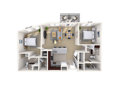 4600 West Village Place Studio-3 Beds Apartment for Rent - Photo Gallery 67