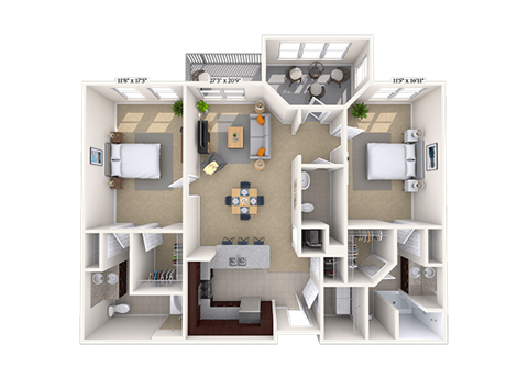 4600 West Village Place Studio-3 Beds Apartment for Rent - Photo Gallery 69