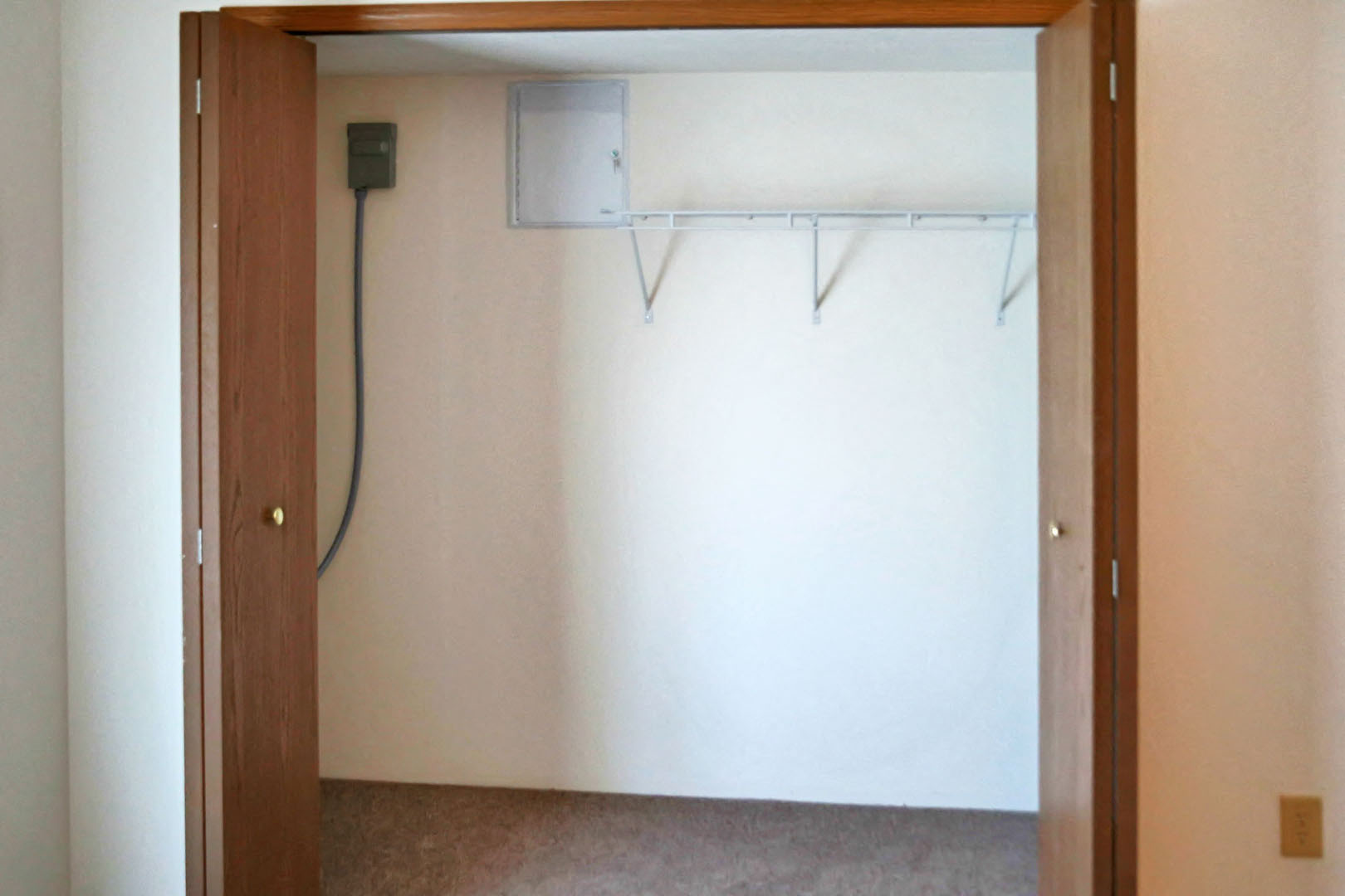 second bedroom closet  at Breckenridge Estates Apartments in Lawrenceburg, KY