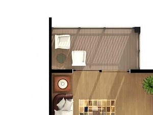 Two Bedroom One Bath 1bedroom