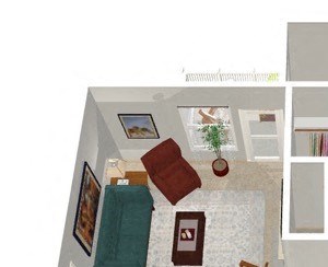 Acorn - 3D Emberwood Apartments Acorn Floor Plan