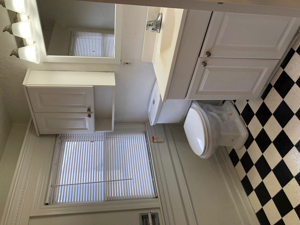 a small bathroom with a sink and a toilet