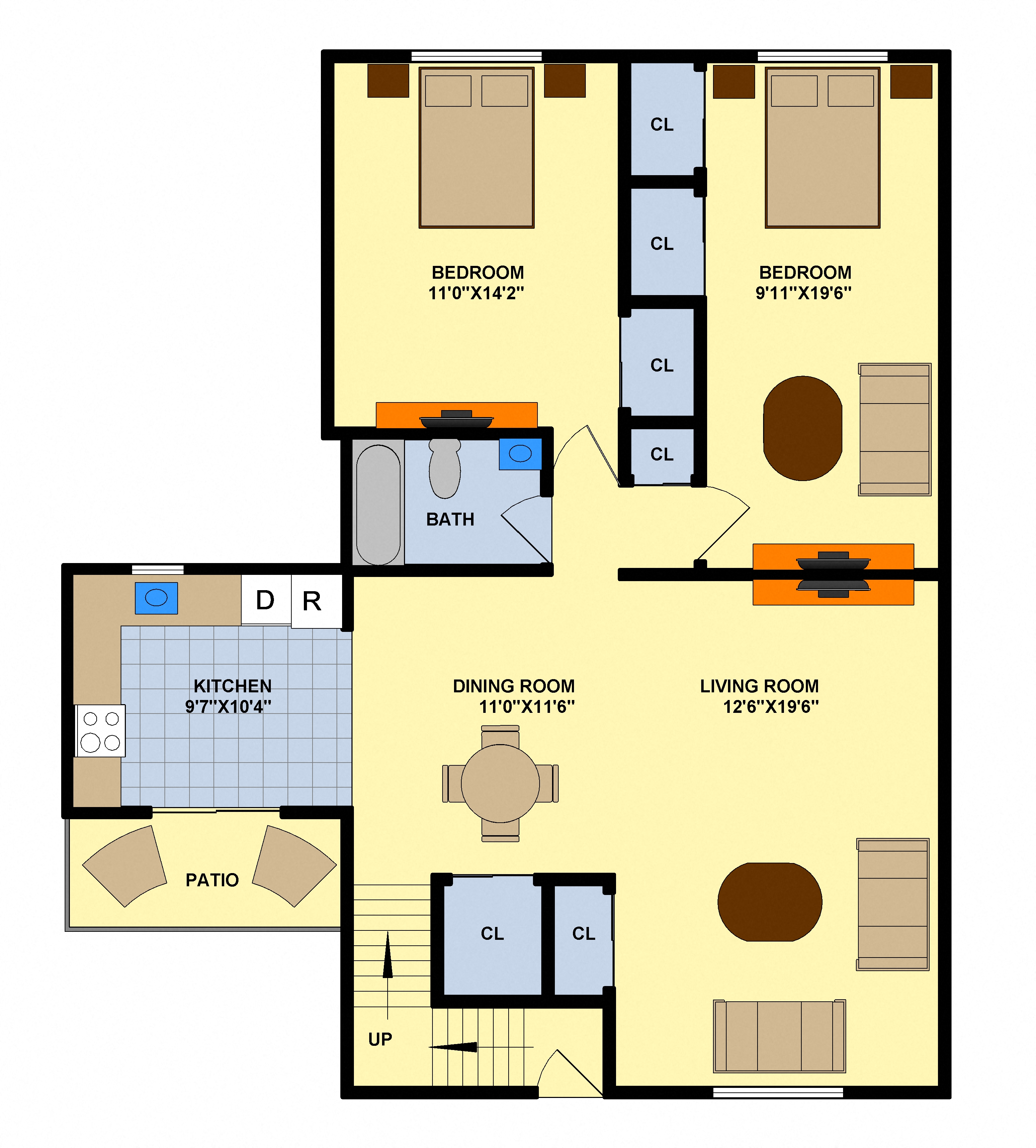 Sayville 2BR Up Corner Unit at Brookwood at Sayville, New York, 11782