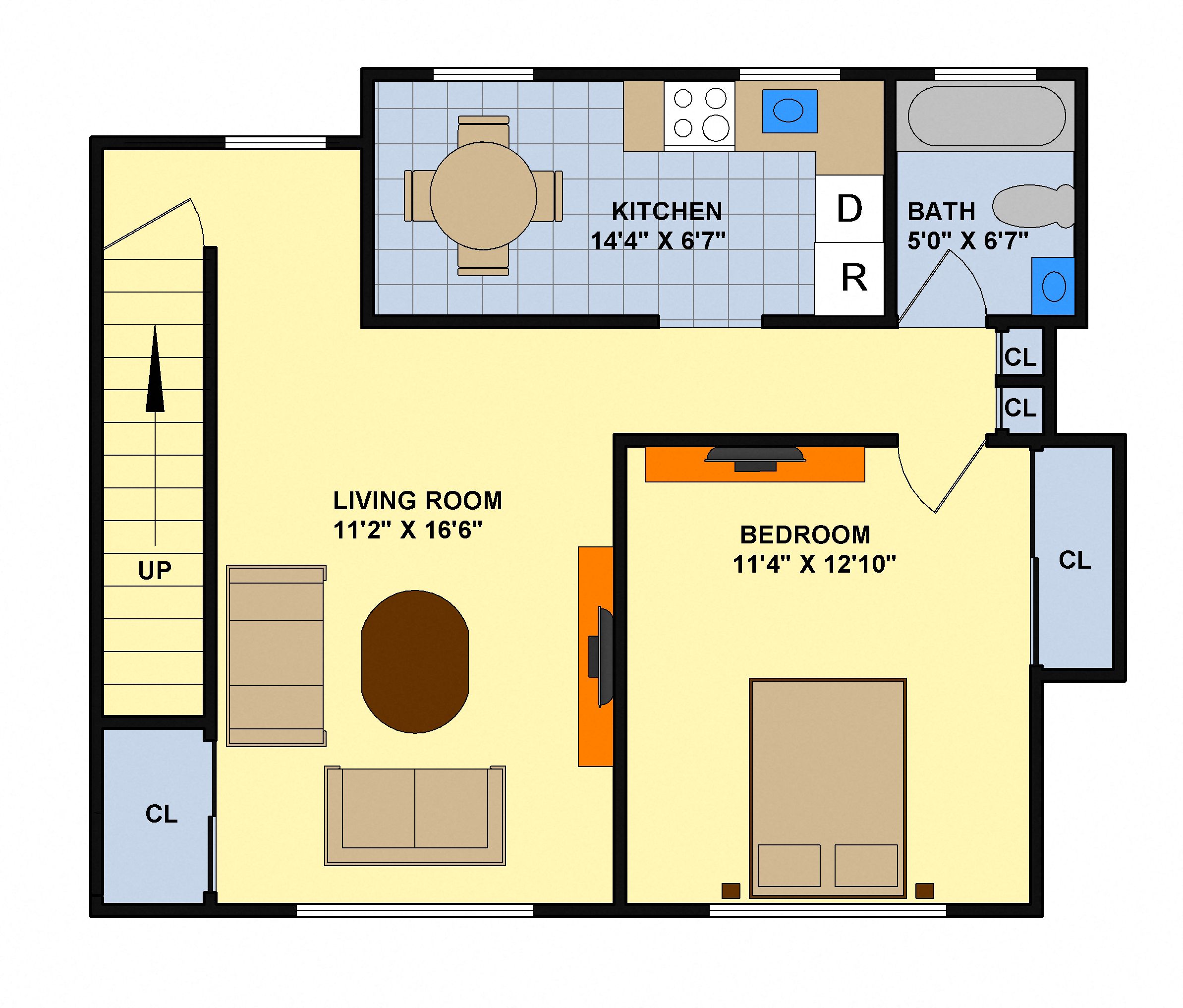 Floorplan at Brookwood at Bay Shore in Bay Shore, NY 11706