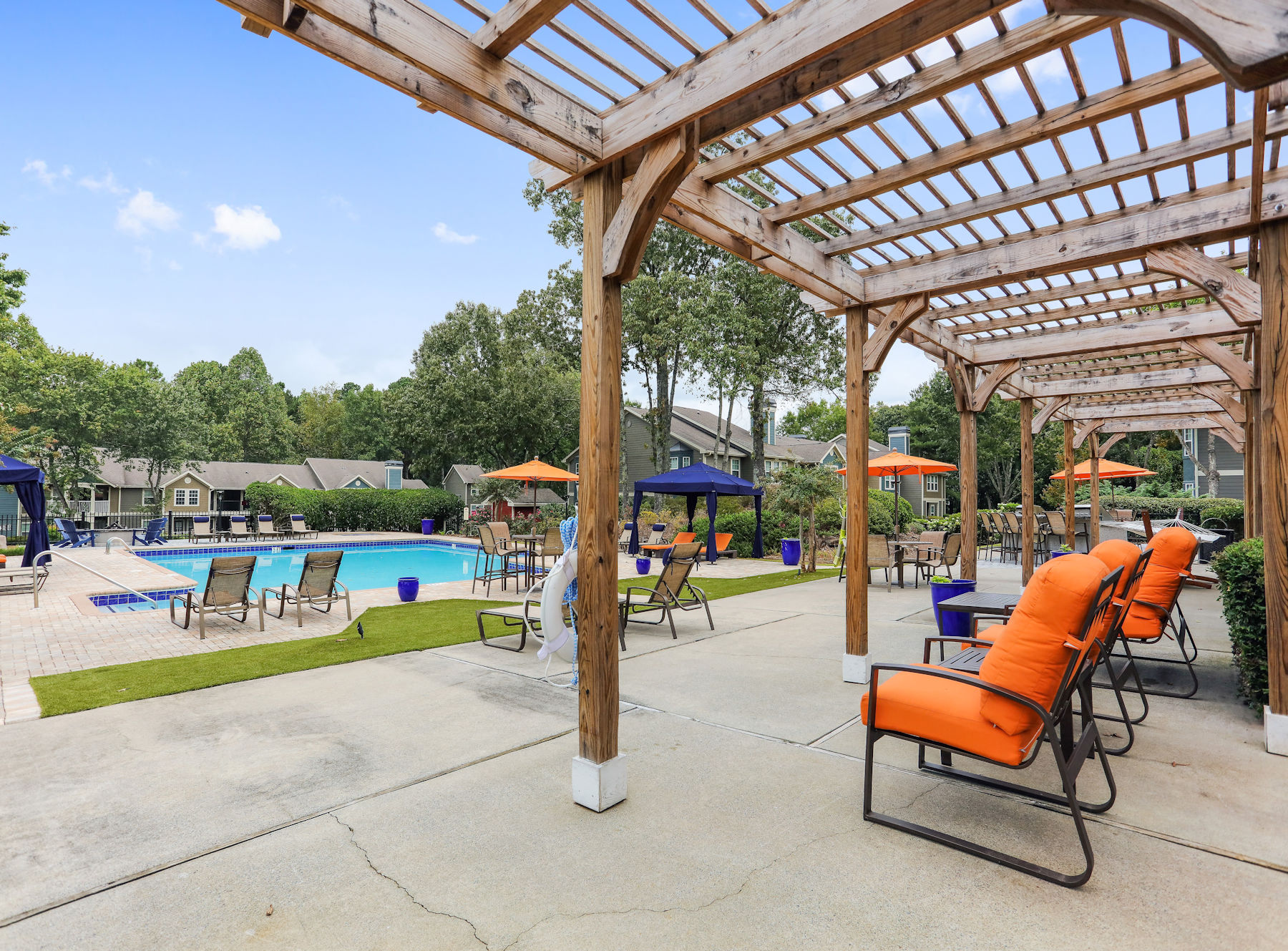 Covered Outdoor Seating Area.