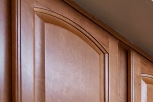 Designer Kitchens With, Wood Flooring, Sleek Black Appliances & Solid Wood Cabinets at The Brook At Columbia, Columbia, MD