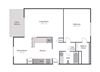 1 Bed 1 Bath Floor Plan 1 Bed 1 Bath Floor Plan at The Brook at Columbia, Columbia, Maryland