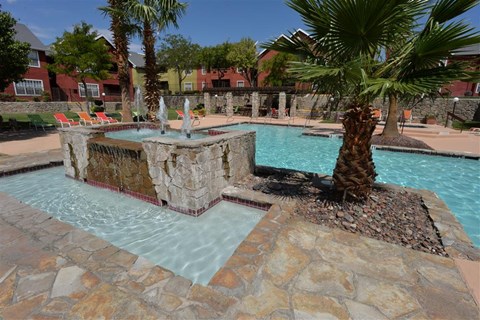 Pool at Ryan's Crossing Apartments, 535 S. Mesa Hills Dr. El Paso, TX 79912