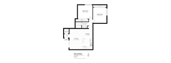 2 Bed 1 Bath