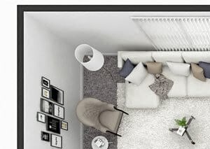 1 Bedroom 1 Bath: 780 sq ft