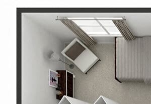 two bedroom apartment floor plan
