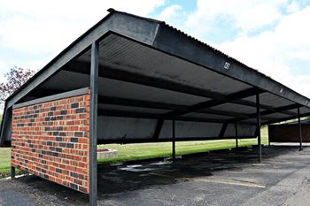Covered parking at Fountain Pointe apartments