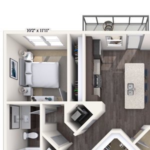Traditional 2x2 1044 SF-FP