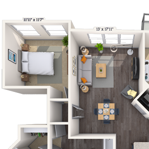 Traditional 2x2 1178 SF-FP