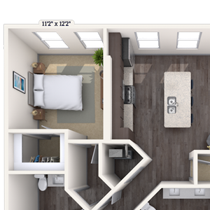 Traditional 2x2 1196 SF-FP
