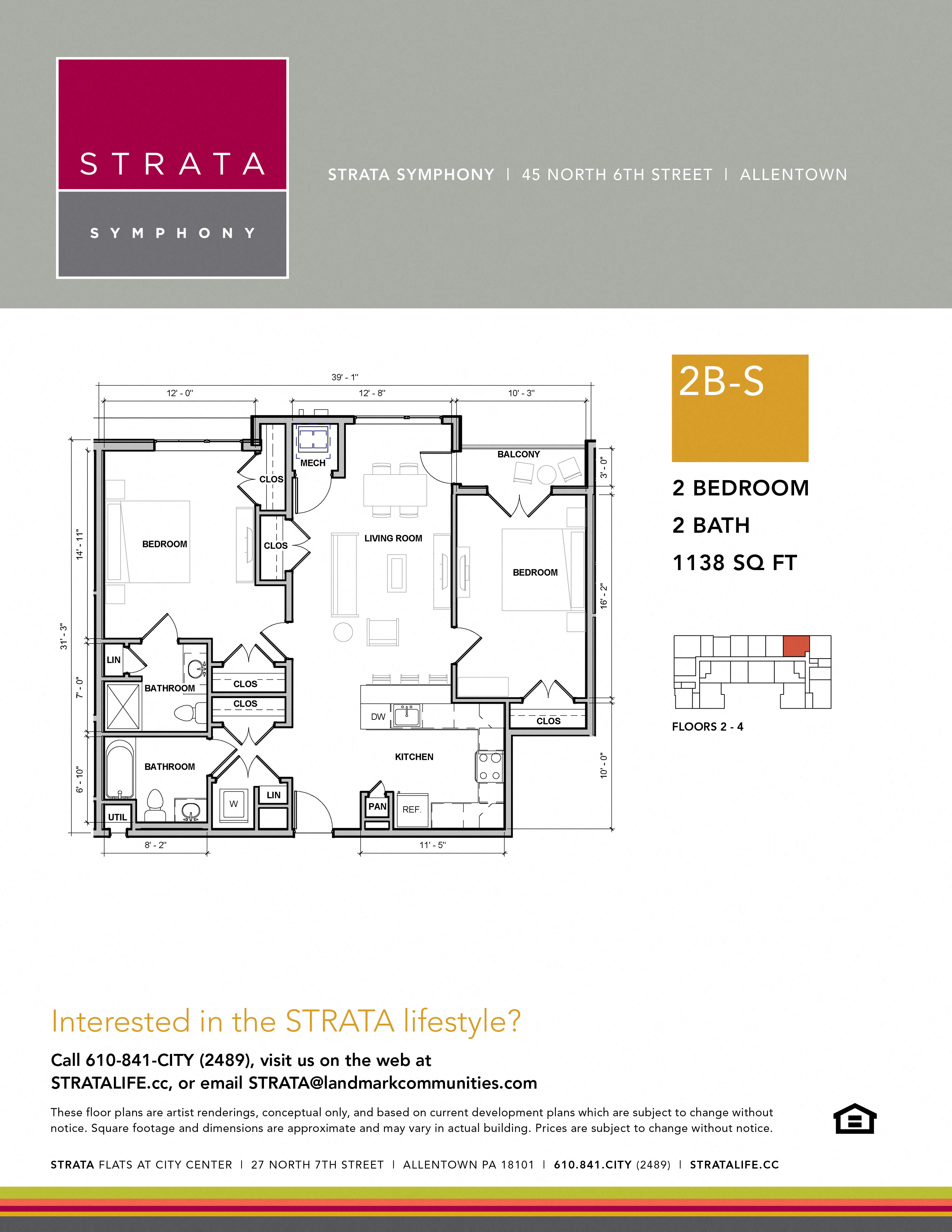 45 N. 6th Street Studio-2 Beds Apartment for Rent - Photo Gallery 25