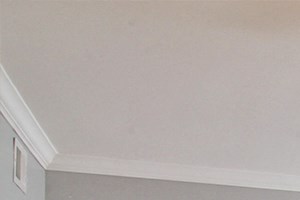 922 1N an empty living room with a ceiling fan and a window
