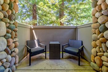 Preserve at Blue Ravine Apartments - Patio or balcony with storage