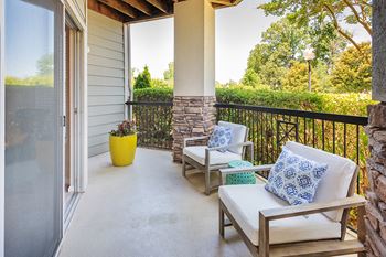 Private patio or balcony with each apartment home