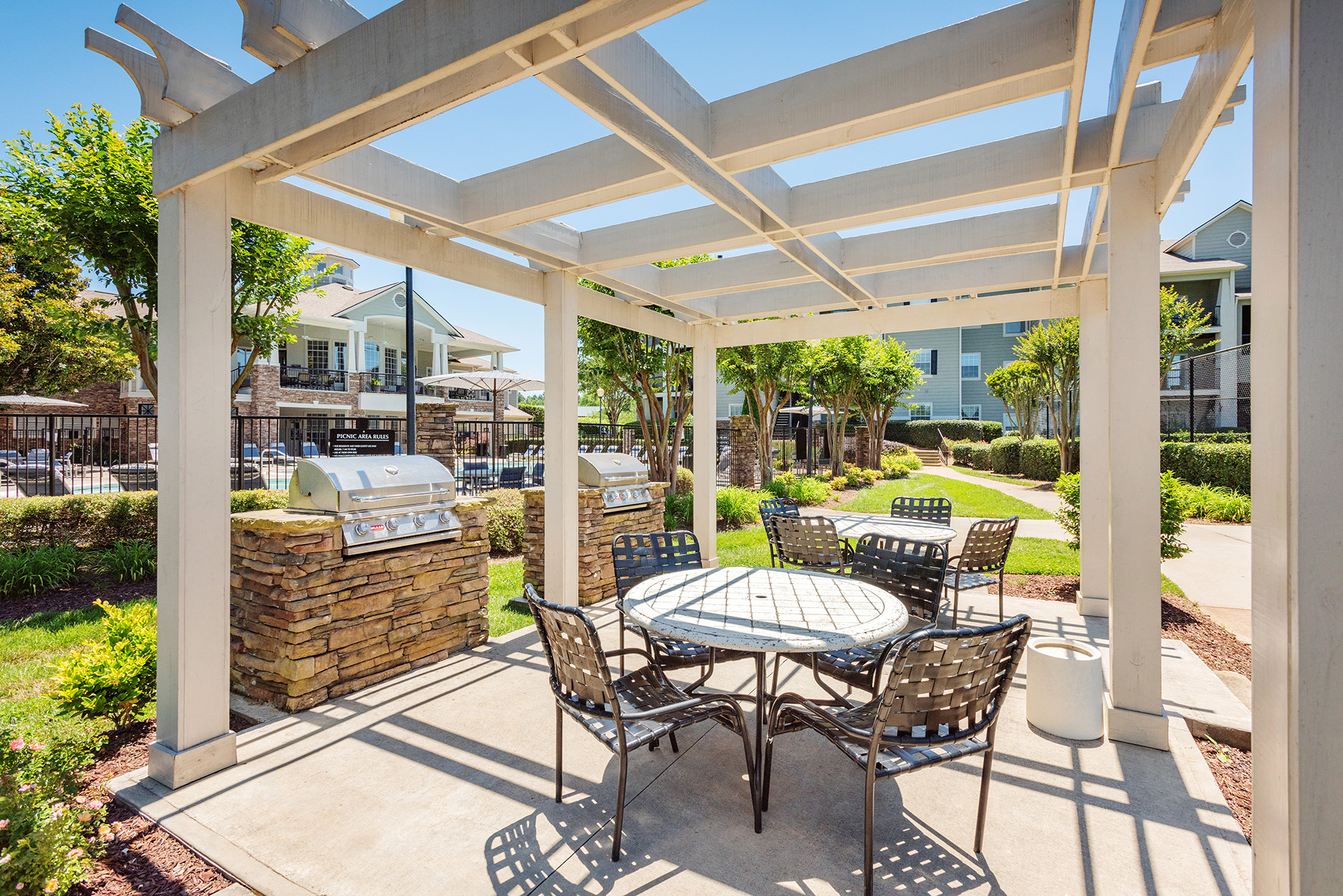 Cheswyck at Ballantyne BBQ grills