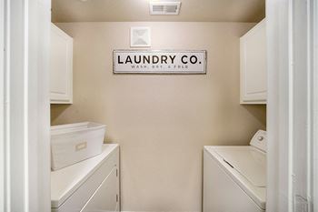 The Commons apartments laundry washer dryers