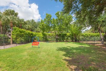 La Costa Apartments pet park with agility course