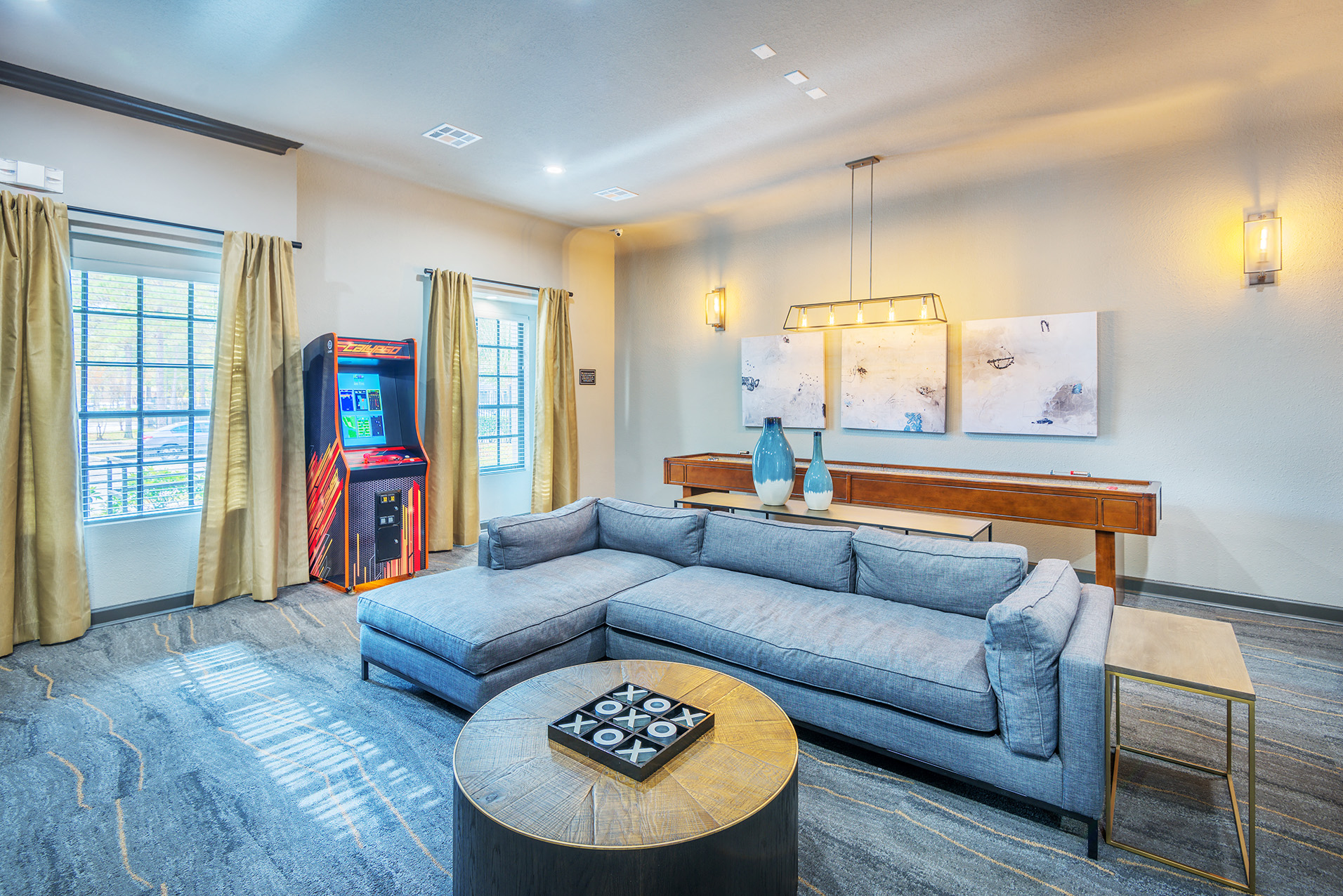 Lodge at Cypresswood Apartments - Resident game room