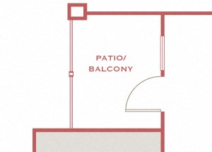 Cordillera Ranch A3 Aldona 1 bedroom floor plan