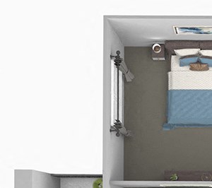 Corbin Greens Apartments - A1 - 1 bedroom and 1 bath - 3D floor plan Corbin Greens Apartments - A1 - 1 bedroom and 1 bath - 3D floor plan