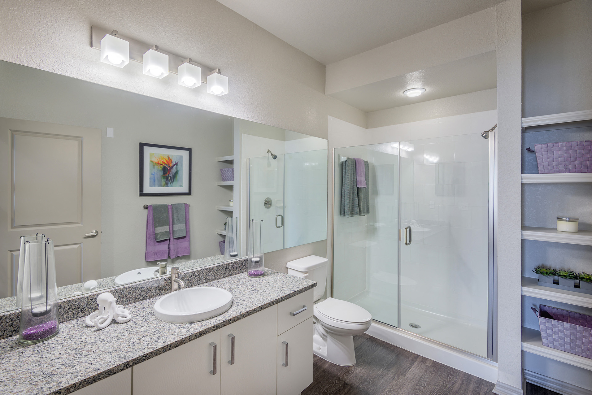 Bonterra Parc - European-style cabinetry in kitchen and bathrooms