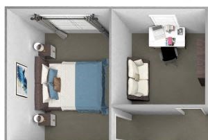 Hampshire Green Apartments - B9 (Kincora) - 2 bedroom - 2 bath - den - 3D Hampshire Green Apartments - B9 (Kincora) - 2 bedroom - 2 bath - den - 3D