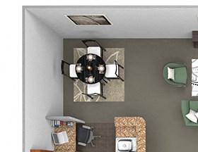 Delano at Cypress Creek - A3 (Alexandria) - 1 bedroom and 1 bath - 3D Floor Plan Delano at Cypress Creek - A3 (Alexandria) - 1 bedroom and 1 bath - 3D Floor Plan