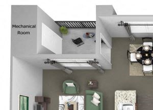 Acadia at Cornerstar - B3 (Gemini) - 2 bedroom and 2 bath - 3D Acadia at Cornerstar - B3 (Gemini) - 2 bedroom and 2 bath - 3D