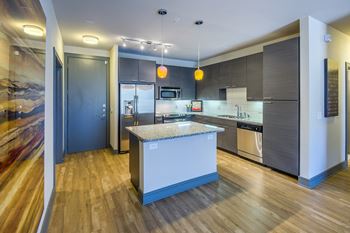 AVANT on Market Center - European-style cabinetry in kitchens