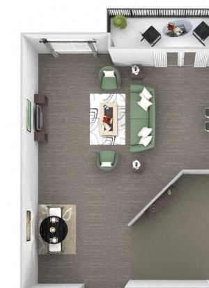 Windward Long Point - A1 - Osprey - Studio - 1 Bath - 3D Windward Long Point - A1 - Osprey - Studio - 1 Bath - 3D