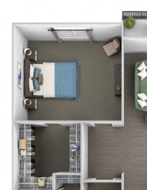 Windward Long Point - A4 - Brant - 1 Bedroom - 1 Bath - 3D Windward Long Point - A4 - Brant - 1 Bedroom - 1 Bath - 3D