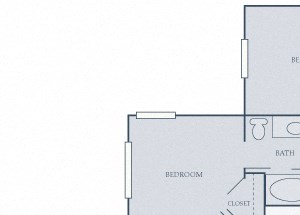 Courtney Station Apartments 2D C1 Floor plan