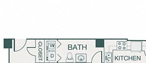 The Kirby - B3 - Penthouse 3 - 2 bedrooms - 1.5 baths The Kirby - B3 - Penthouse 3 - 2 bedrooms - 1.5 baths