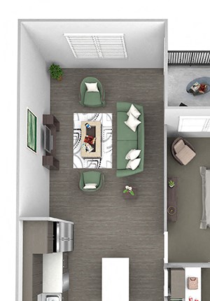 The Haven at Shoal Creek - A2 - Awaken - 1 bedroom - 1 bath - 3D The Haven at Shoal Creek - A2 - Awaken - 1 bedroom - 1 bath - 3D