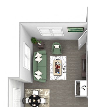 The Haven at Shoal Creek - A4 - Hearten - 1 bedroom - 1 bathroom - 3D The Haven at Shoal Creek - A4 - Hearten - 1 bedroom - 1 bathroom - 3D