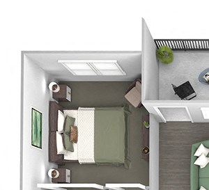 The Haven at Shoal Creek - B2 - Unwind - 2 bedroom - 2 bathroom - 3D The Haven at Shoal Creek - B2 - Unwind - 2 bedroom - 2 bathroom - 3D