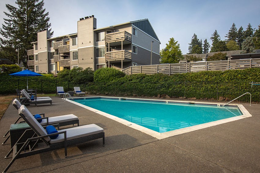 the swimming pool at the resort at paws up